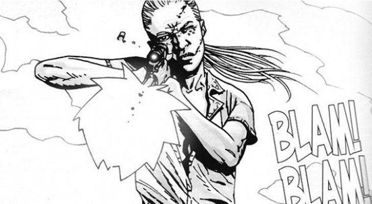 Andrea en el cómic de 'The Walking Dead'