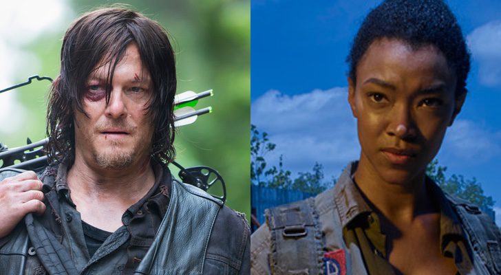 Daryl (Norman Reedus) y Sasha (Sonequa Martin-Green)