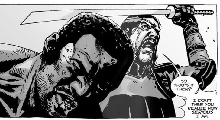 La muerte de Tyreese en los cómics de 'The Walking Dead'