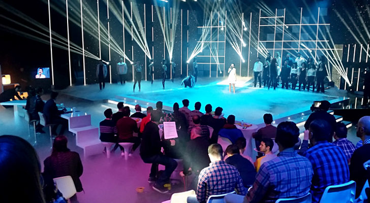 Tres tomas eran necesarias para grabar el número de apertura de 'Objetivo Eurovisión'
