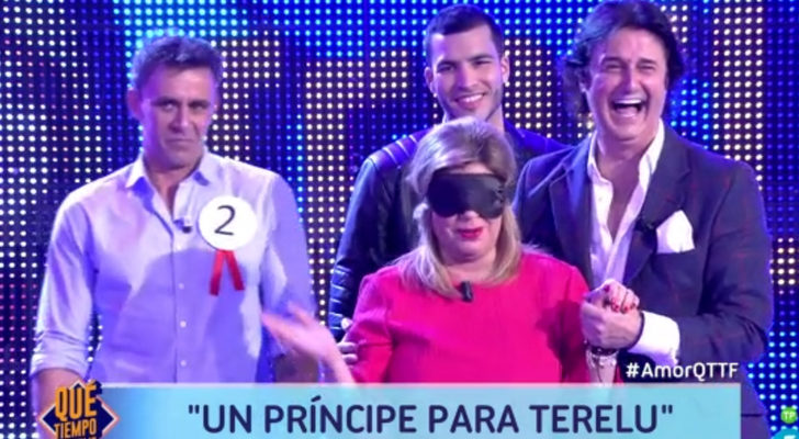Terelu Campos en el momento de la elección en '¡Qué tiempo tan feliz!'