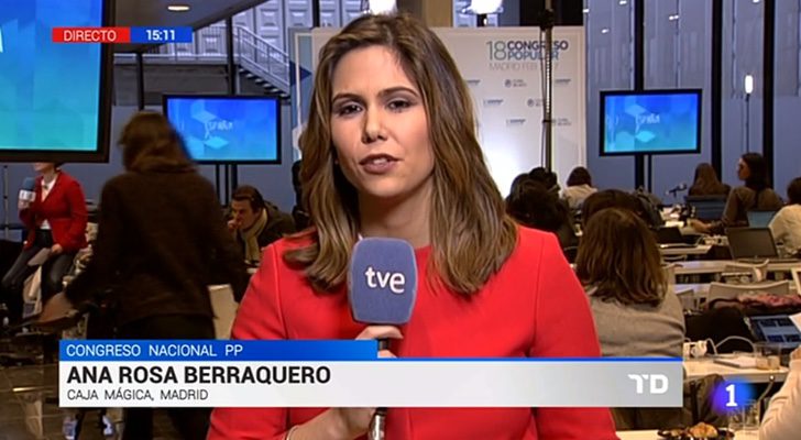 Ana Rosa Berraquero es la periodista que describió al PP como "una gran familia"