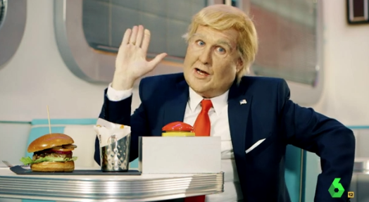 Joaquín Reyes como Donald Trump en 'El Intermedio'
