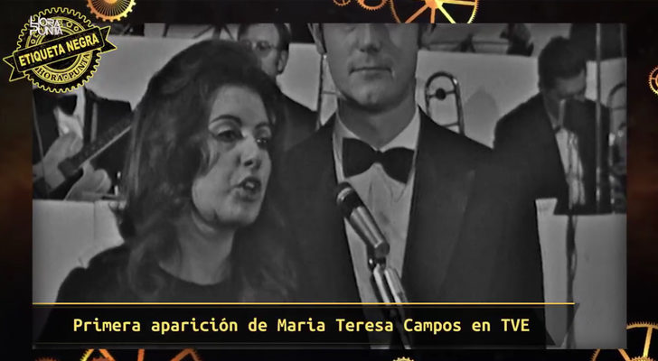 Primera aparición de María Teresa Campos en TVE, en el Quinto Festival de Villancicos Nuevos de Pamplona