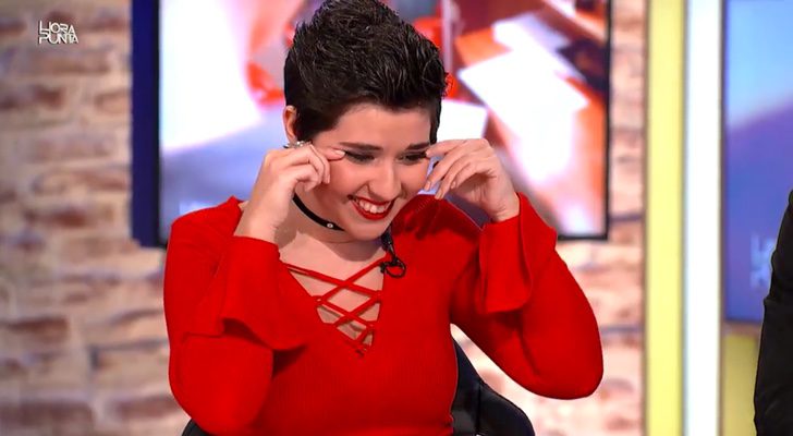 Alejandra Castelló, emocionada en 'Hora punta'