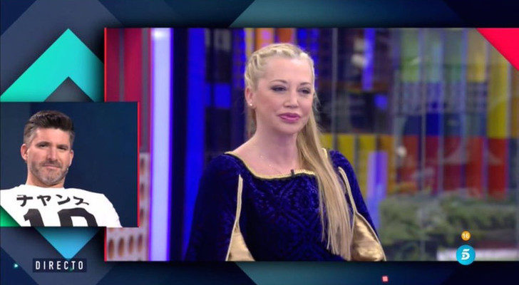 Belén Esteban durante su visita a 'GH VIP 5'