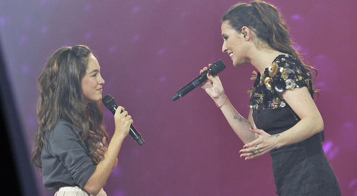 María Parrado y Malú en &#39;La Voz Kids&#39;
