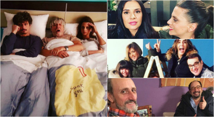 Los actores de 'La que se avecina', en el rodaje de la 10ª temporada