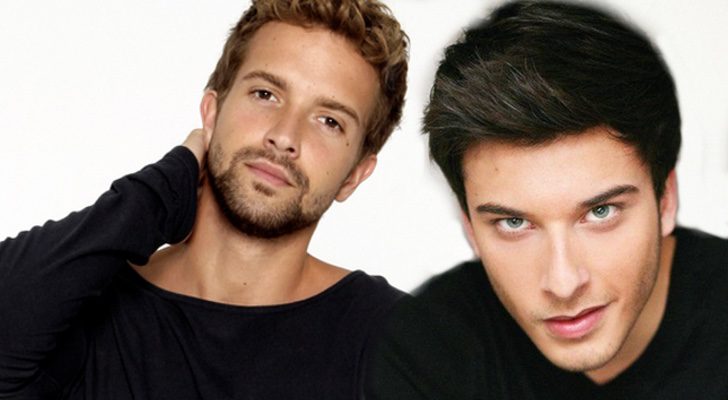 Los cantantes Pablo Alborán y Blas Cantó[