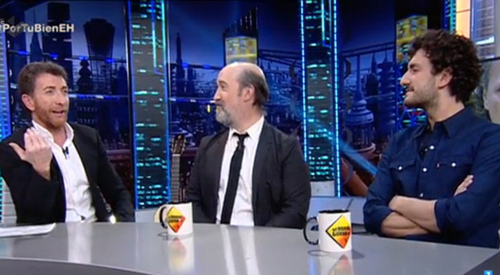 Javier Cámara y Miki Esparbé en 'El Hormiguero'