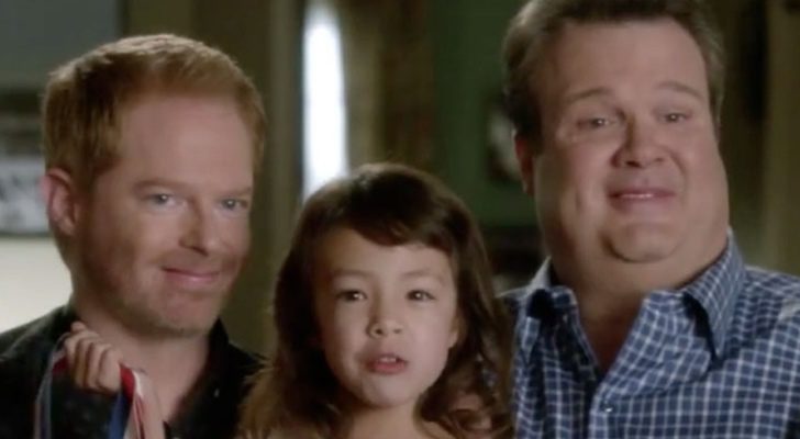 Cam, Mitch y su hija en 'Modern Family'