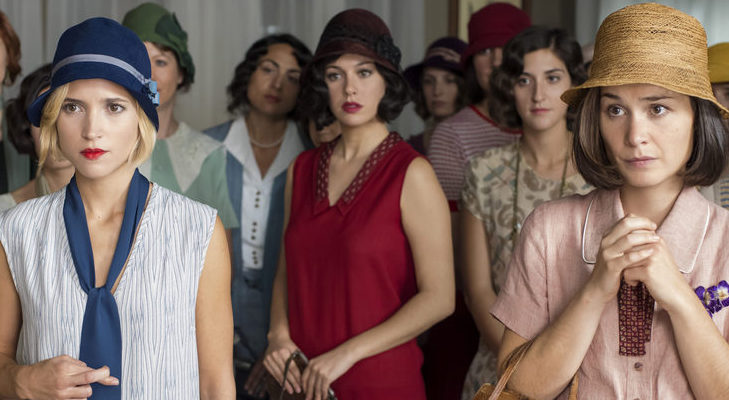 Ana Fernández, Blanca Suárez y Nadia de Santiago son tres de las protagonistas de 'Las chicas del cable'