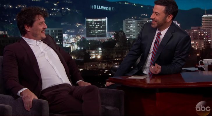 Pedro Pascal en el programa de Jimmy Kimmel