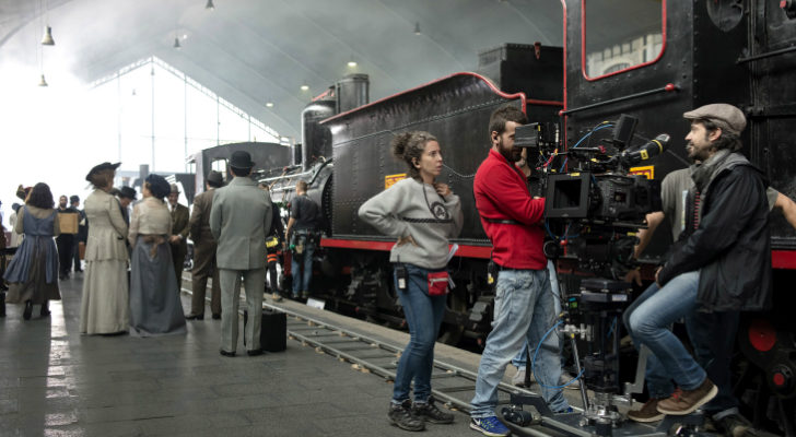 El museo del ferrocarril, entre los decorados de la ficción