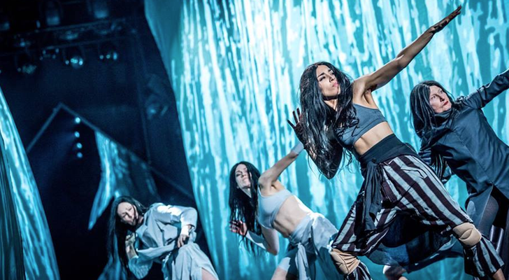 Loreen en su participación en el Melodifestivalen 2017