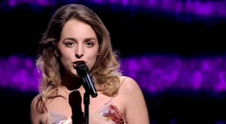 La artista en su actuación de 1995