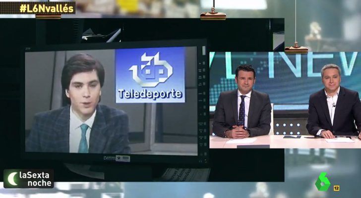 Iñaki López y Vicente Vallés en 'laSexta Noche'