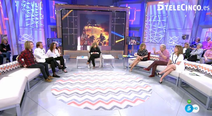 Manel Navarro visita el plató de '¡Qué tiempo tan feliz!'