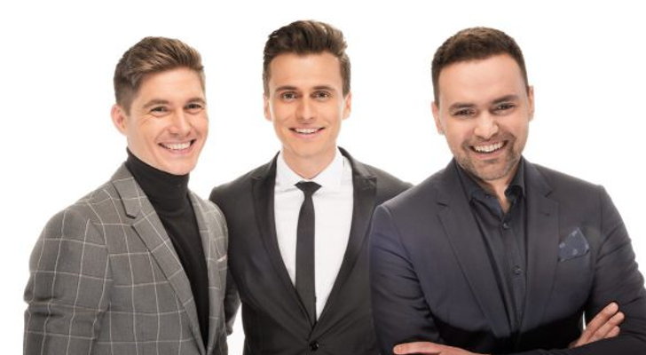 Los tres presentadores de Eurovisión 2017