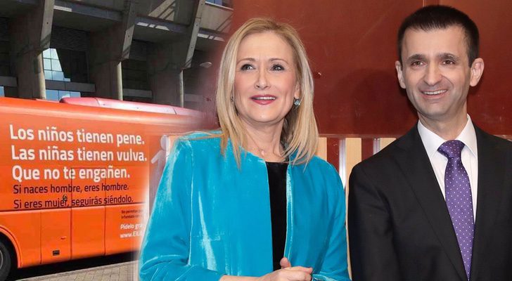 Cristina Cifuentes y José Pablo López contra la campaña de Hazte Oír