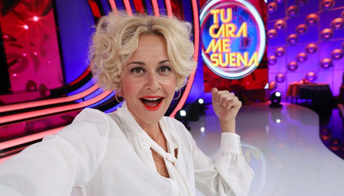Esther Arroyo en el programa de Antena 3 'Tu cara me suena'