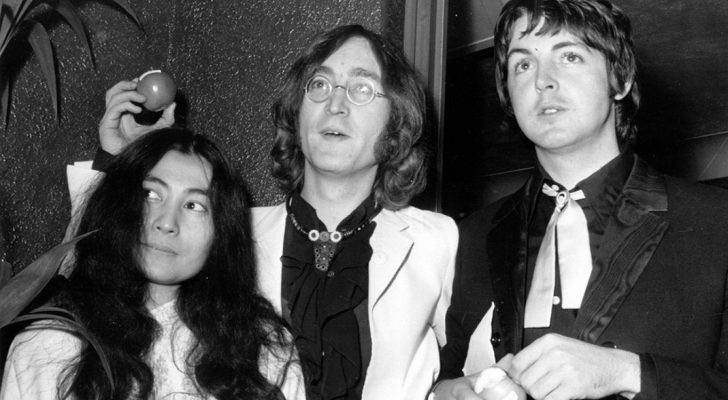 Yoko Ono, John Lennon y Paul McCartney
