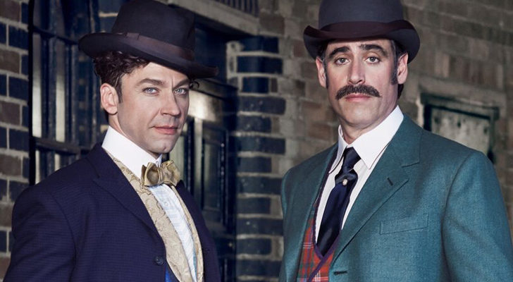 Los protagonistas de 'Houdini y Doyle'
