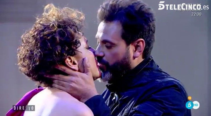Irma Soriano y su marido en su encuentro en 'GH VIP 5'