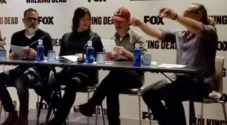 Los protagonistas de 'The Walking Dead' en la rueda de prensa en España