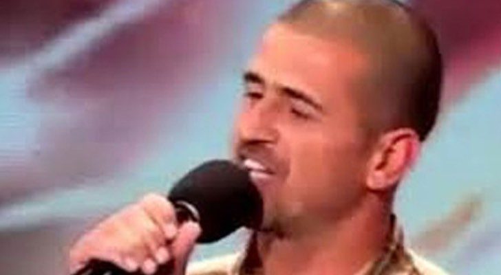 Manuel Pons Sánchez durante su participación en 'The X Factor'