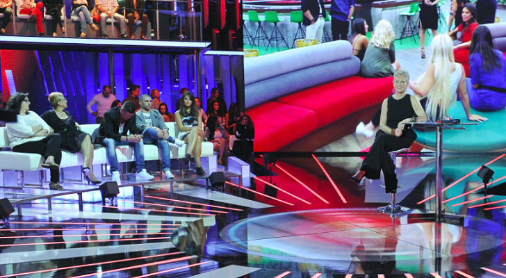 Mercedes Milá en el plató de 'GH'