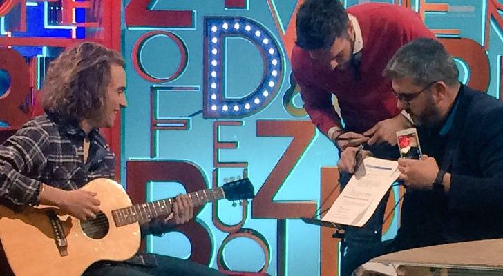 Manel Navarro ha visitado el plató de &#39;Dani&Flo&#39;