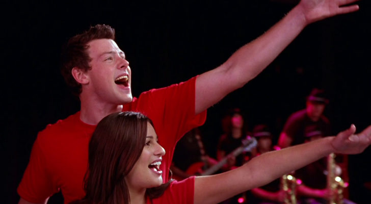 Rachel y Finn en 'Glee'