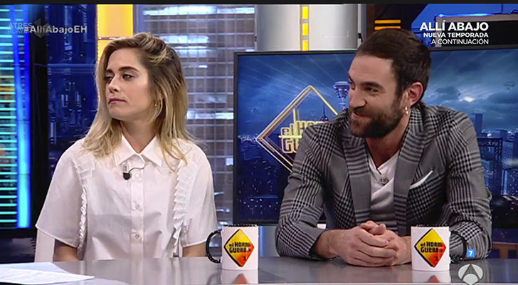 María León y Jon Plazaola en 'El hormiguero'