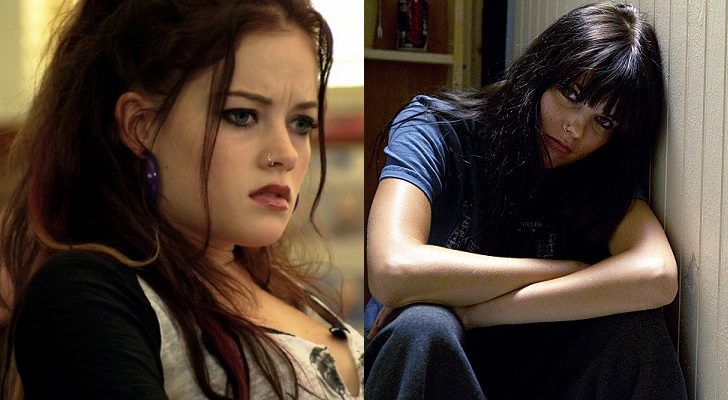 A la izquierda, Jane Levy, a la derecha, Emma Greenwall en 'Shameless'