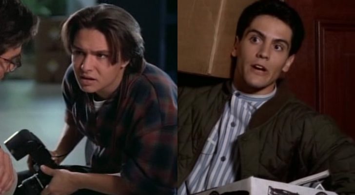 A la izquierda, Justin Whalin, a la derecha Michael Landes en 'Lois y Clark'