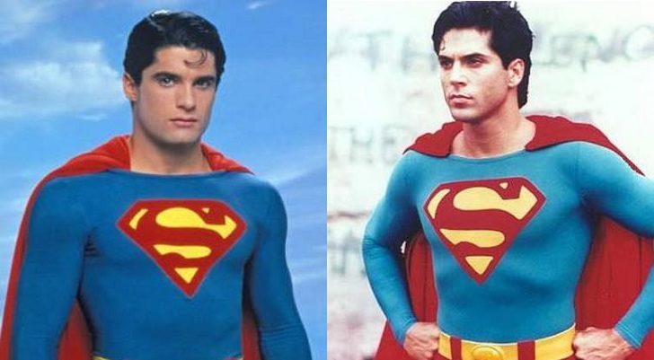 A la izquierda, John Newton, a la derecha, Gerard Christopher en 'Superboy'