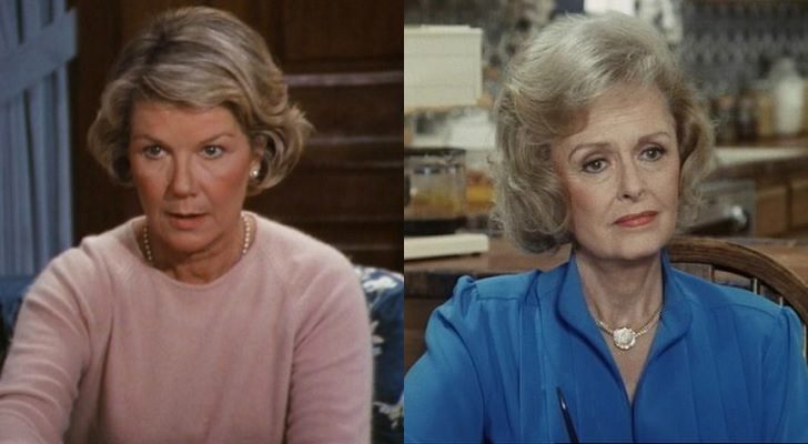 A la izquierda, Barbara Bel Geddes, a la derecha, Donna Reed en 'Dallas'