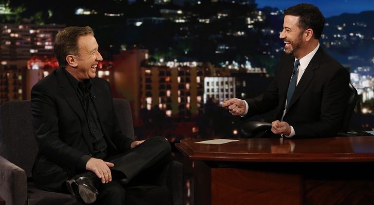 Tim Allen en la entrevista con Jimmy Kimmel