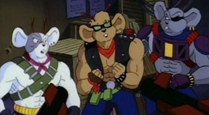 Throttle, Modo y Vinnie, los Motorratones de Marte