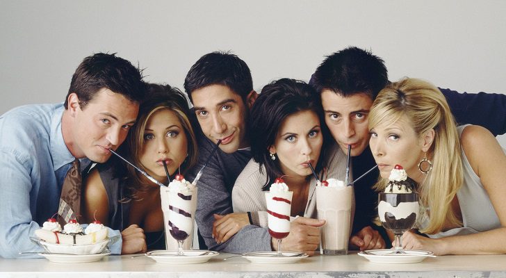 Chandler, Rachel, Ross, Monica, Joey y Phoebe en 'Friends'