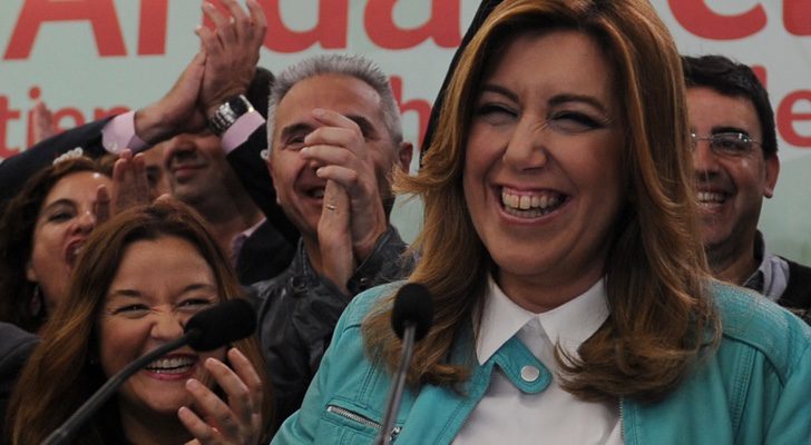 Susana Díaz, presidenta de Andalucía y candidata a dirigir el PSOE