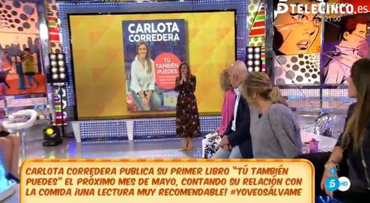 Carlota Corredera, emocionada en 'Sálvame'