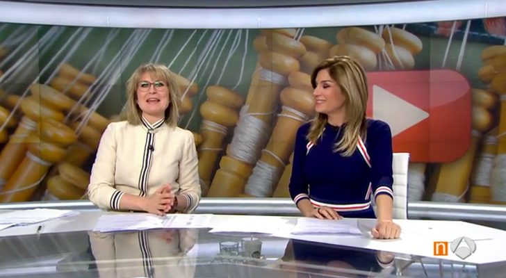María Rey y Sandra Golpe en 'Antena 3 noticias 1'