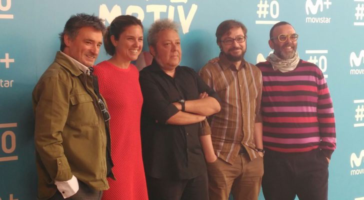 El equipo del programa posando en el photocall de Burgos