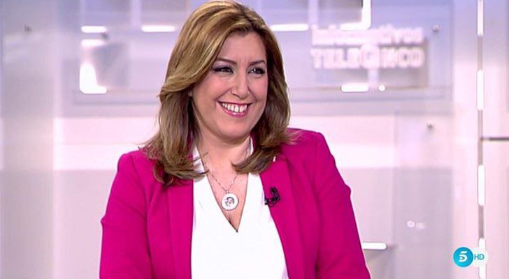 Susana Díaz en 'Informativos Telecinco'