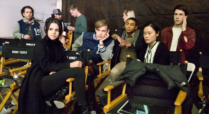 Selena Gomez en el set de rodaje de 'Por 13 razones'