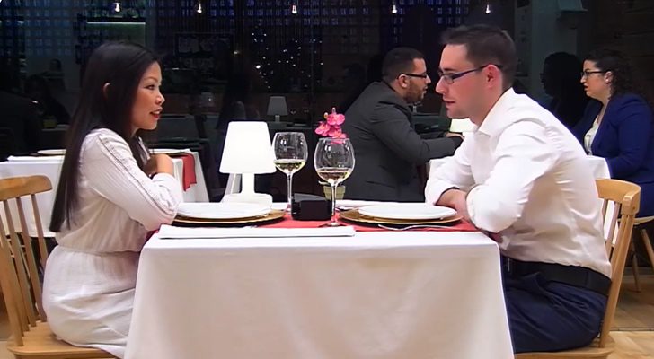 Mary Therese y Jorge durante su cita en &#39;First Dates&#39;