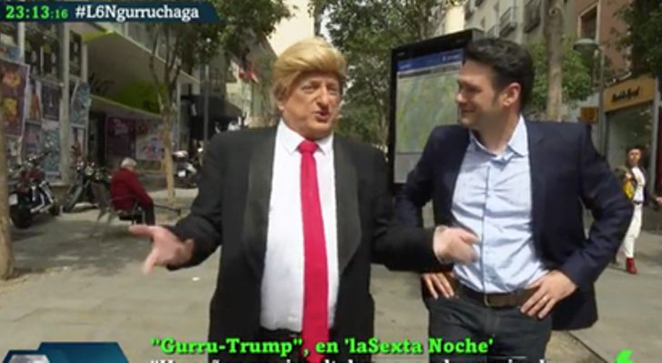 Javier Gurruchaga imita a Trump en 'laSexta Noche'