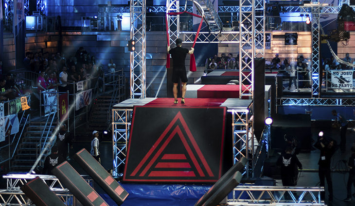 Prueba de fichas y tela de 'Ninja Warrior'